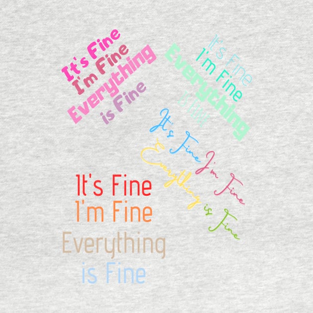 I'm fine it's fine everything is fine sticker pack by kickstart